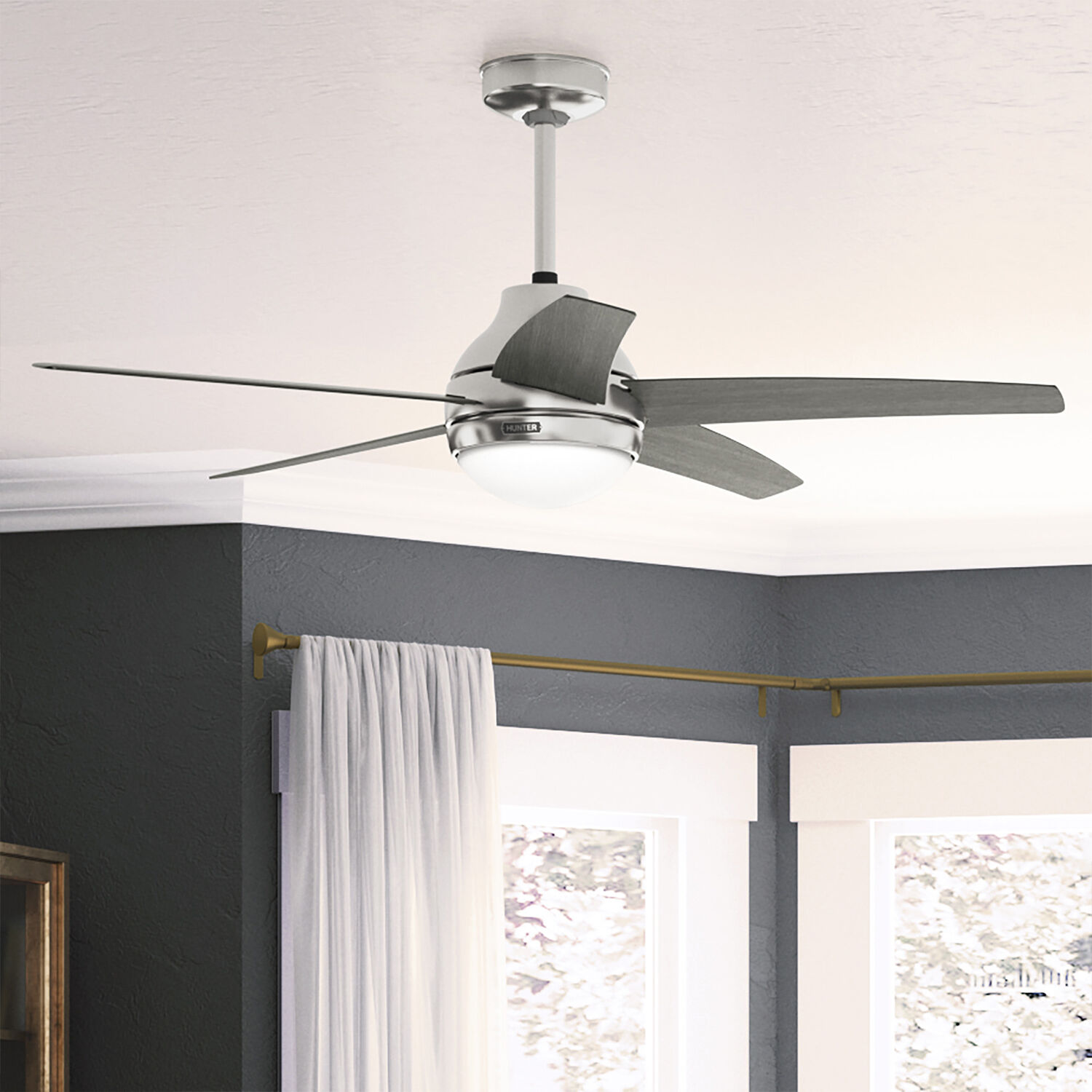Ventilador De Techo Hunter 52" Mod. Bernard image number 4.0